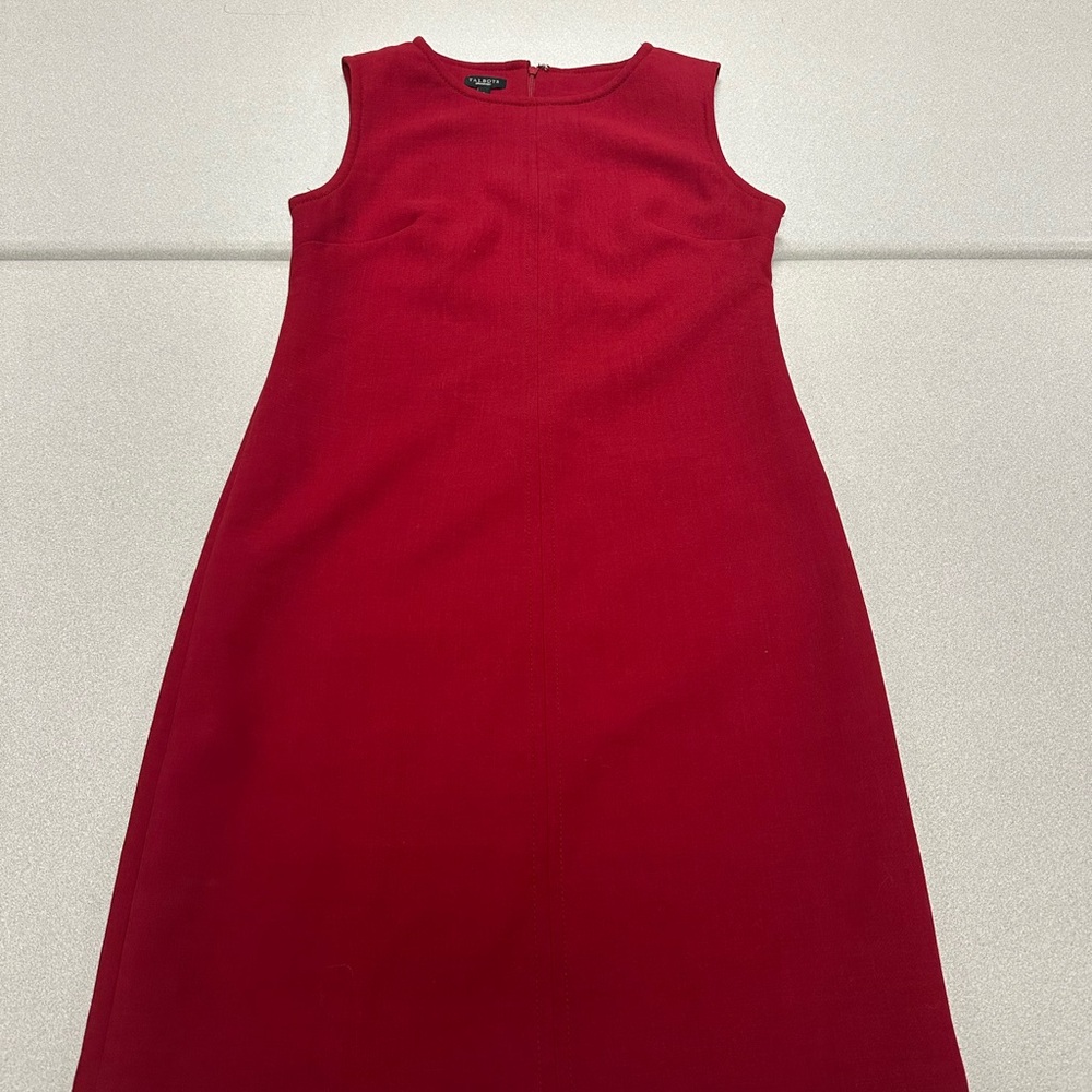 Talbots Red Midi Dress